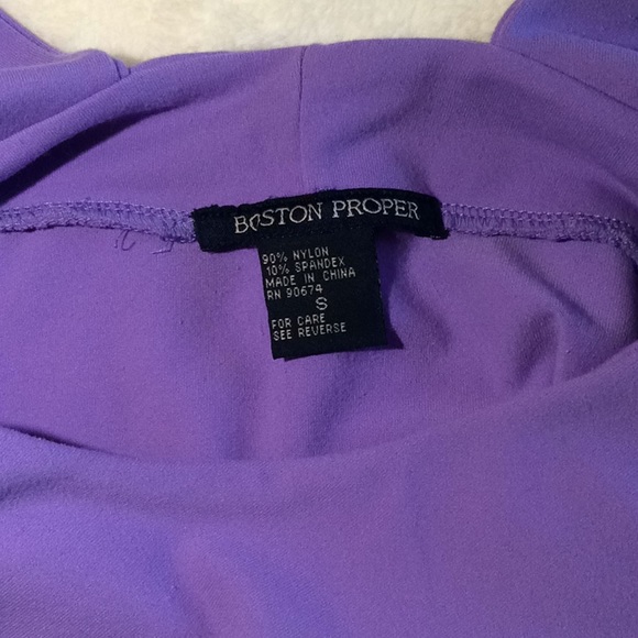 Boston Proper Bodycon Halter Crop Top - Picture 3 of 7